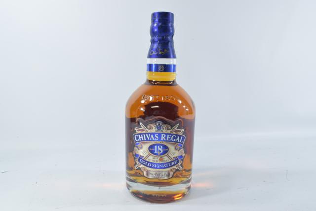 【未開栓】シーバスリーガル CHIVAS REGAL 18年 ゴールド シグネチャー 750ml 【中古】