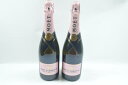 【未開栓】モエ エ シャンドン MOET＆CHANDON ロゼ 750ml シャンパン 2本セット 送料無料 【中古】