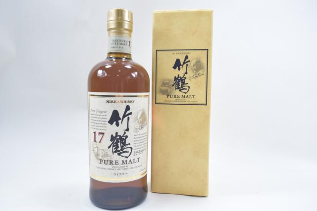 【未開栓】ニッカ 竹鶴 ピュアモルト ウヰスキー 17年 700ml 箱付 【中古】