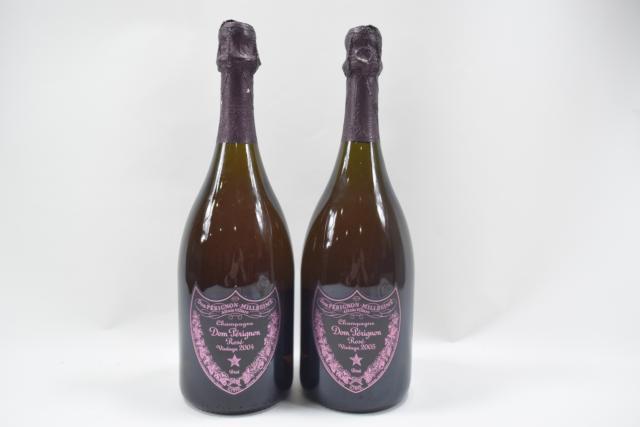 【未開栓】ドンペリニヨン DOM PERIGNON ロゼ ブリュット 2004/2005 750ml 2本セット クール便送料無料 【中古】