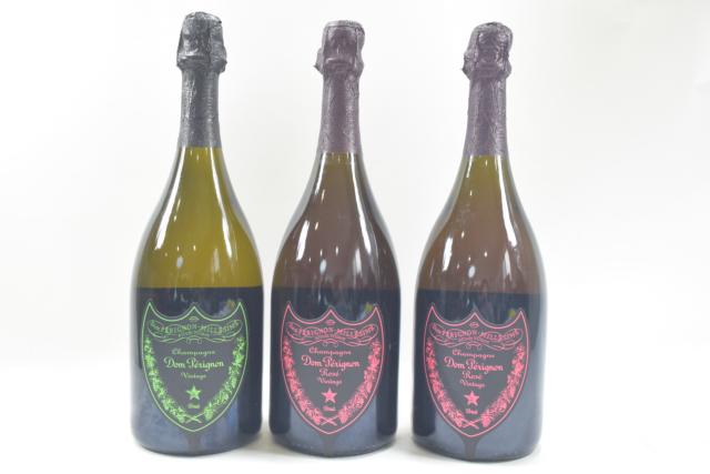 【未開栓】ドンペリニヨン DOM PERIGNON ルミナス 白/ルミナス ロゼ 2本 750ml 計3本セット クール便送料無料 【中古】