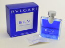 【中古】BVLGARI ブルガリ ブルー プールオム オードトワレ 残量約50% 香水 50ml そ ...