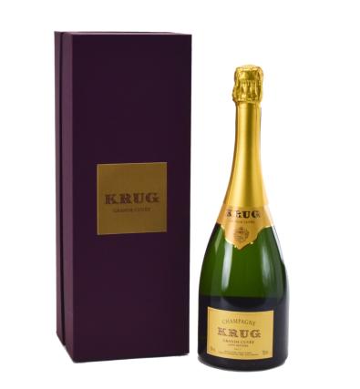 【未開栓】クリュッグ KRUG グラン キュベ ブリュット 163エディション 750ml 箱付 クール便送料込み 【中古】