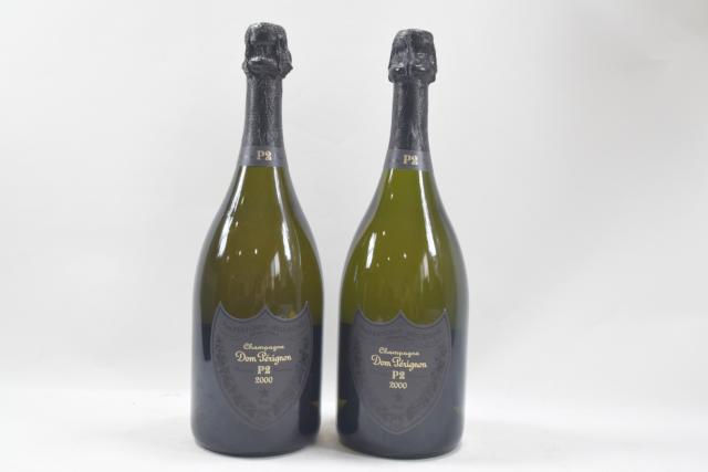 【未開栓】ドンペリニヨン DOM PERIGNON P2 750ml 2000 シャンパン 2本セット クール便送料無料 【中古】