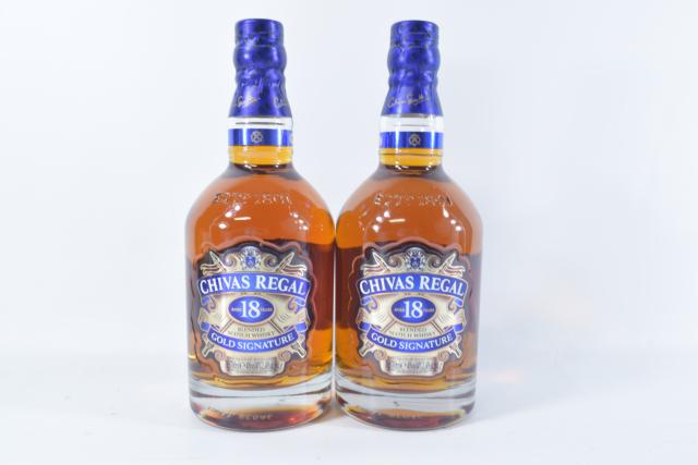 【未開栓】シーバスリーガル CHIVAS REGAL 18年 700ml 2本セット 【中古】