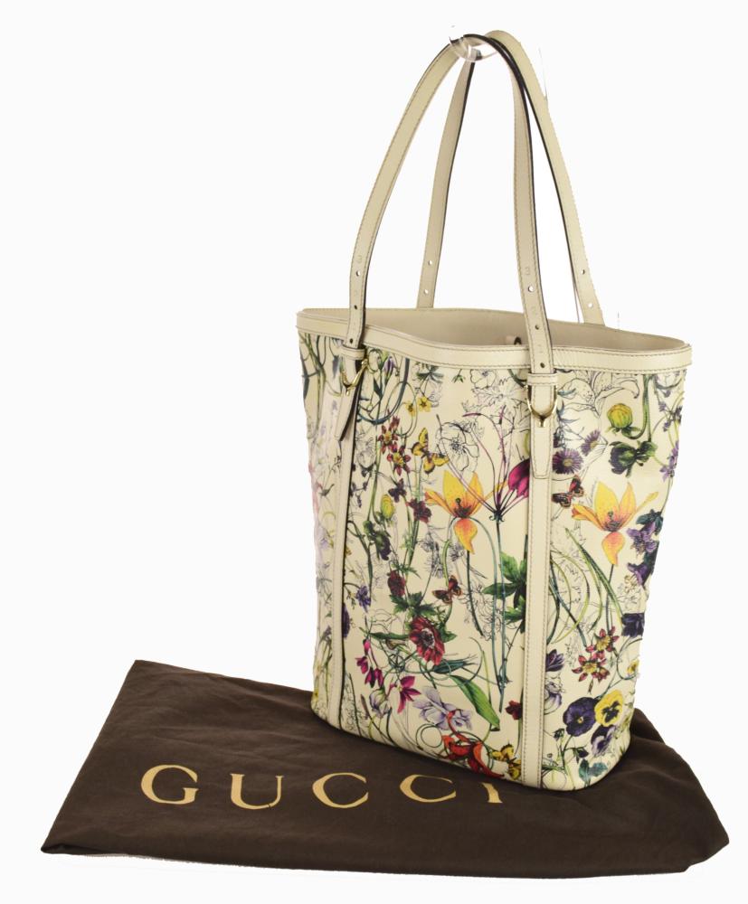 【中古】GUCCI グッチ トートバッグ 花柄 336777 フローラ