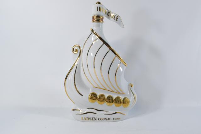 【未開栓】ラーセン LARSEN バイキング シップ 陶器ボトル ホワイト 白 700ml 【中古】