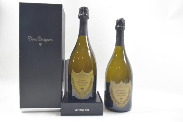 【未開栓】ドンペリニヨン DOM PERIGNON ヴィンテージ 2002/2008 750ml 白 2本セット クール便送料無料 【中古】