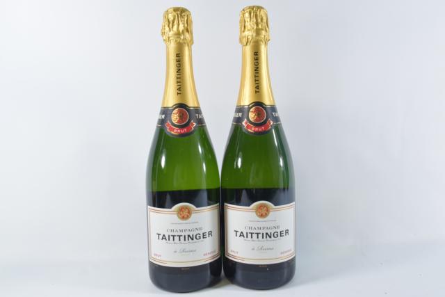 【未開栓】テタンジェ TAITTINGER ブリュット レゼルヴ 750ml 2本セット クール便送料無料 【中古】