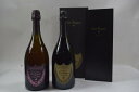 【未開栓】ドンペリニヨン DOM PERIGNON 白 2009 箱付/ロゼ 2005 箱なし 2本セット クール便送料無料 【中古】