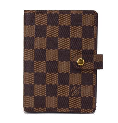 【中古】【美品】LOUIS VUITTON ルイヴィトン アジェンダPM 手帳カバー 美品 6穴 バインダー ダミエ R20700 手帳