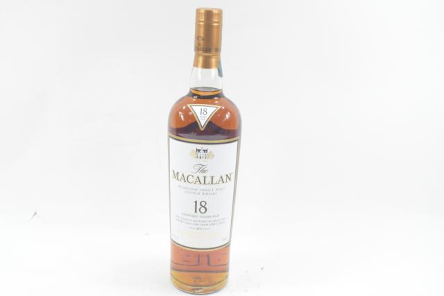 【未開栓】マッカラン MACALLAN 18年 シングルモルト 2017 700ml 【中古】