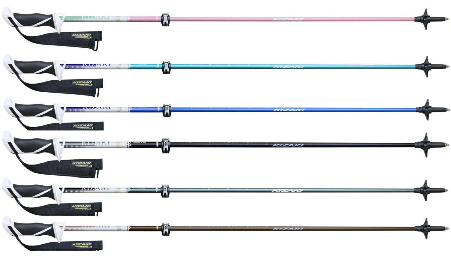 2026キザキ★バリアス テレスコ 14 KPBE-9001 伸縮式 90-120cm 男女兼用 キザキフラッグシップモデル