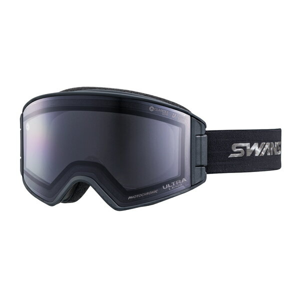 2025 SWANSスワンズ スノーゴーグルOUTBACK-MDH-CU-LG NBK ネオブラック アウトバック調光ULTRAミラーレンズ メガネ対応 男女兼用