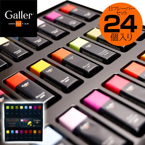 Galler ガレー チョコレートミニバー 24個入り/11フレーバーセットプレミアムスイーツ 友チョコ ホワイトデー バレンタイン お祝い 出産内祝 内祝い お返し プレゼント ご挨拶 ギフト 結婚内祝 快気祝 新築内祝 御祝 御礼 お歳暮 並行輸入正規品 【お年賀】