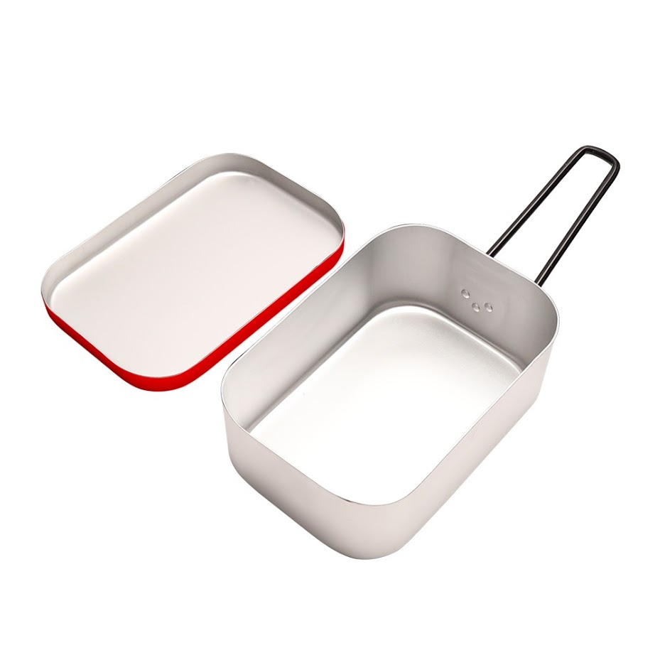 ライスクッカー メスティン ラージ レッド ブラック 耐熱塗装 キャンプ クッカー カラー 赤メスティン 黒メスティン 飯盒 アウトドア キャンプ 野営 登山 チェアリング 弁当箱 防災 メスティン飯 自動炊飯 バリ取り不要 お弁当 Makalu マカルー【あす楽】通販格安セール情報 楽天 通販