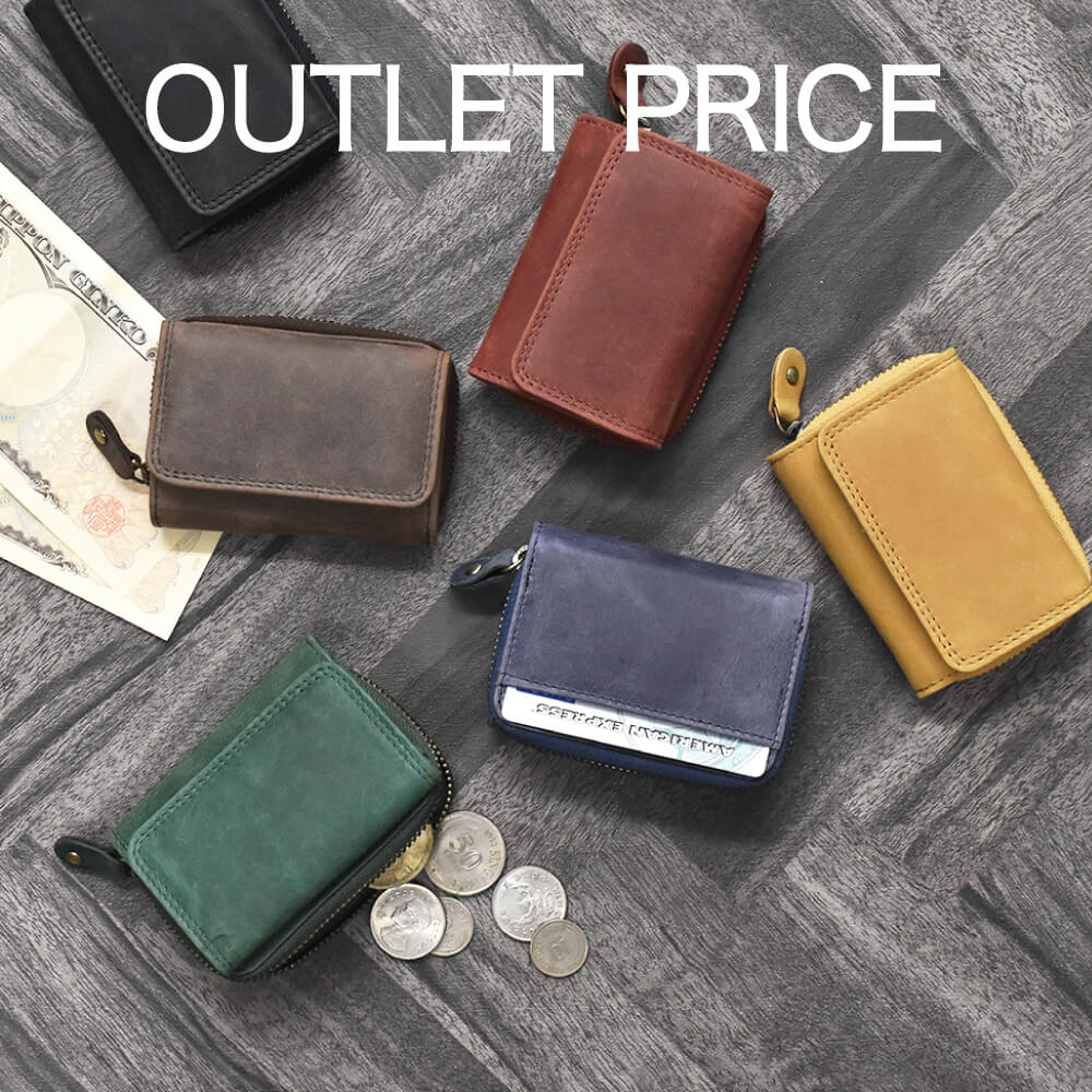 【アウトレット・訳あり】ミニ財布 小さい 財布 コンパクト レディース メンズ 三つ折り ミニマリスト ミニマム レザー 本革 牛革 ミニウォレット コインケース 札入れ tiny