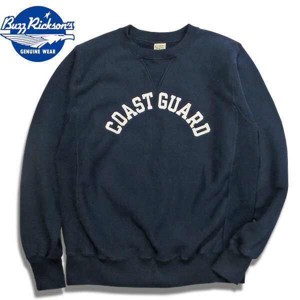 BUZZ RICKSON'S（バズリクソンズ）リバーススウェットシャツ HORIZONTAL KNITTING SWEAT SHIRTS "CORST GUARD"