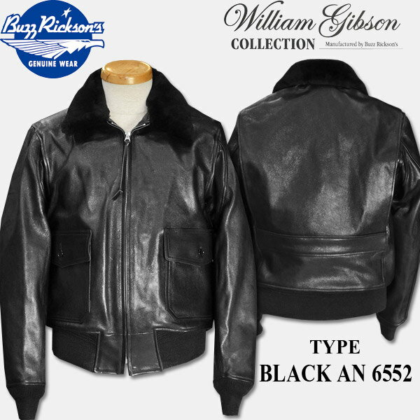 BUZZRICKSON'SʥХꥯ󥺡WILLIAMGIBSONCOLLECTIONʥꥢ८֥󥳥쥯TYPEBLACKAN6552BR80491