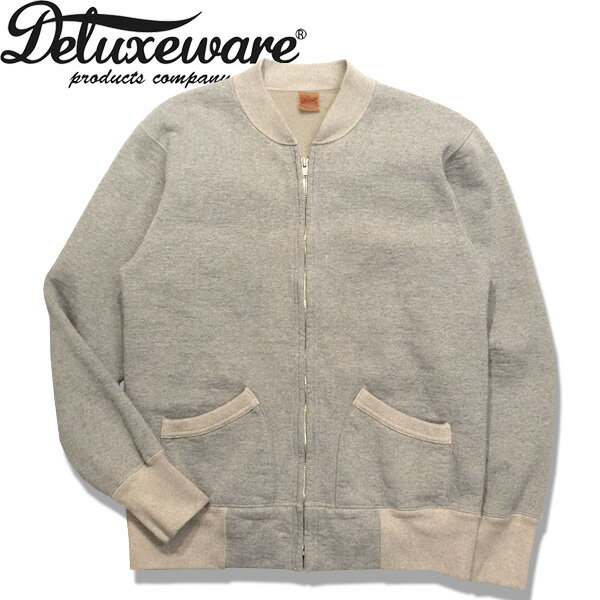 Deluxeware（デラックスウエアー）フルジップスウェットシャツSFZ-00 FULLZIP SWEAT PLAIN