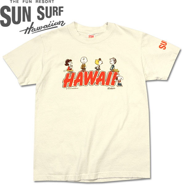 SUN SUR×PEANUTS（サンサーフ×ピーナッツ）コラボレーション半袖Tシャツ【SS78228 