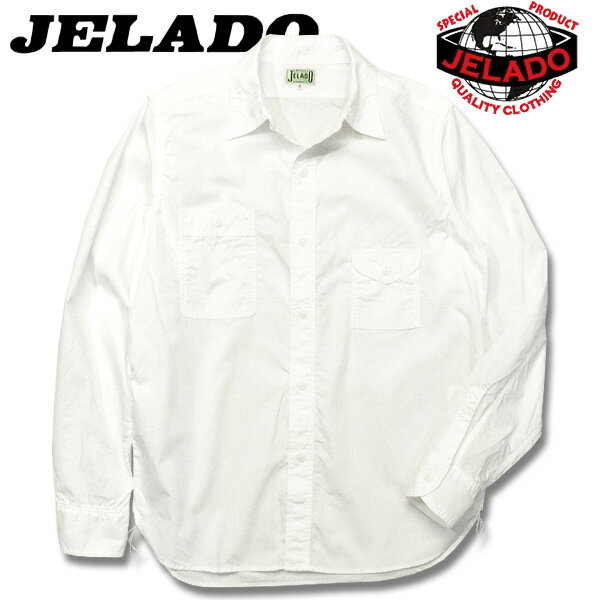 JELADO(ジェラード） Smoker Shirt （スモーカーシャ）ホワイト