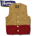 PHERROW'S@(tF[Y jHAND KNIT VESTnhjbgxXgy22W-PNVzx[W