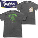 PHERROW'S（フェローズ）ピグメント染め半袖TシャツS.ブラック