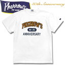 PHERROW 039 S（フェローズ）30周年記念Tシャツ【21S-PTP1-30th】ホワイト