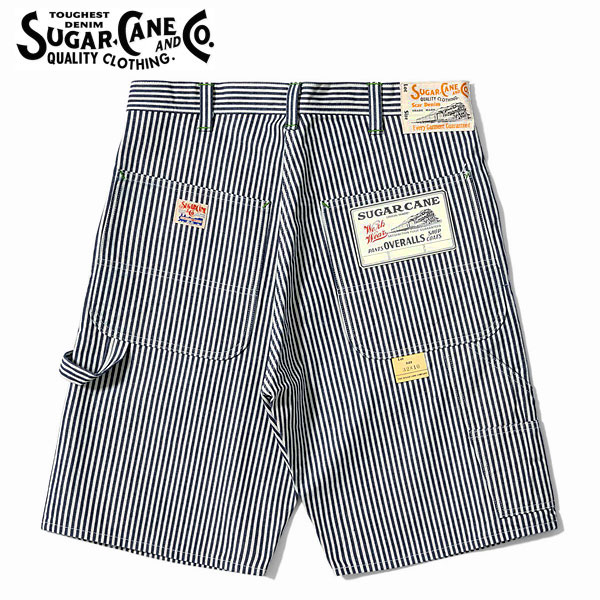 Suger Cane（シュガーケン）11oz. HICKORY STRIPE WORK SHORTS（11オンスヒッコリーストライプワークショーツ）SC52566