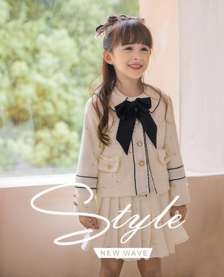 2点セット キッズスーツ子供服 女の子ジュニア入学式 卒業式スーツ子供フォーマル...