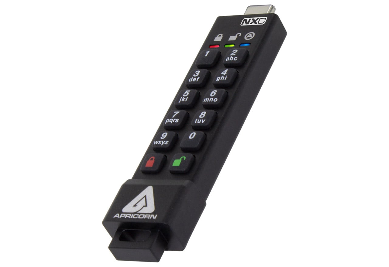 Apricorn Aegis Secure Key 3NXC - USB3.0 Flash Drive ASK3-NXC-128GB