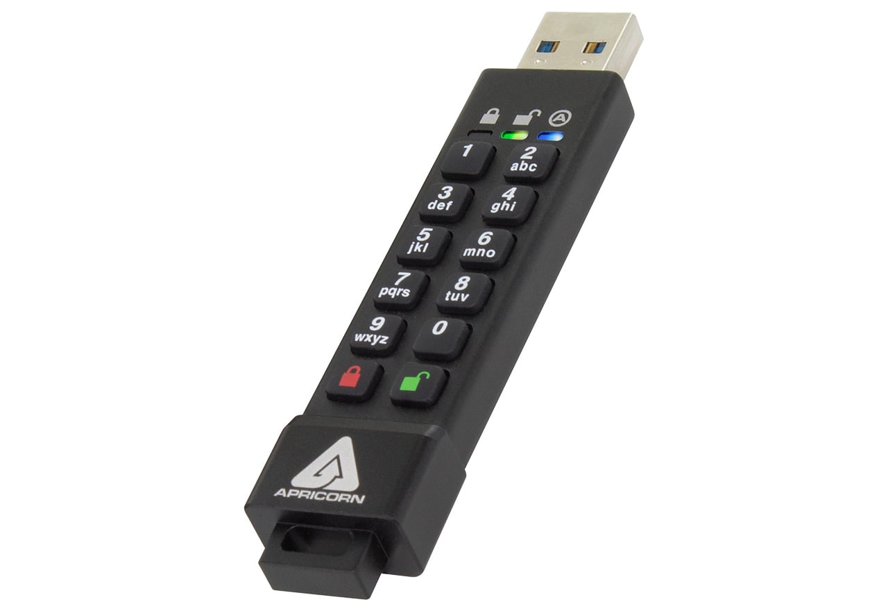Apricorn Aegis Secure Key 3Z - USB3.0/3.1 Flash Drive ASK3Z-128GB