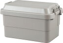 【★ポイント5倍★】7/19~7/26開催!お買い物マラソン(要エントリー) リス トランクカーゴ50L グレー 4個セット TC-50GY 収納ボックス 収納ケース 容量50リットル 箱 アウトドア 衣類収納 おもちゃ箱 フタ付き 座れる スツール プラスチック シンプル ミリタリー おしゃれ