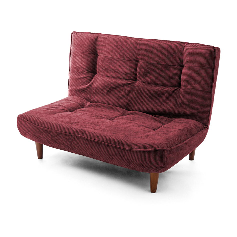 型番A40p-682RE スペック●材質：表地＝ポリエステル91% ナイロン9% 構造部材：スチールパイプ、ポケットコイルスプリング、樹脂脚 中身＝ウレタンフォーム 背もたれ3段階リクライニング 商品説明背もたれは3段階リクライニング。首ま...