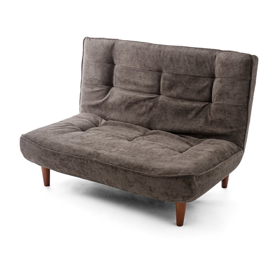 Love Sofa - ★ポイント10倍★ 5/9~5/16 お買い物マラソン(要エントリー) セルタン ハイバックソファー2人掛けA40 (コールテン調） A40p-686GRY グレー ソファ おしゃれ ソファー 家具 椅子 インテリア ベッド イス