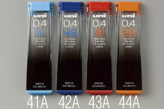 【ポイント10倍】12/1はワンダフルデー！0.4mm[H ]シャープペンシル替芯(30本)