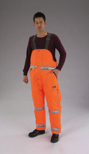 【ポイント10倍】楽天スーパーSAIL(12/4~12/11) ※要エントリー [2XL] 防寒オーバーオール(注意色 オレ..