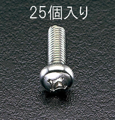 【当店限定】5/18・5/20はポイント5倍！！M4x50mm 鍋頭小ねじ(ステンレス製/25本)