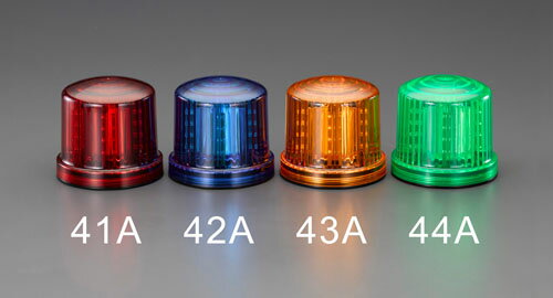 【ポイント10倍】6/1はワンダフルデー！[単3x4本] LED回転灯(黄色)