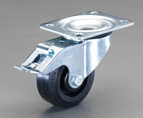 【★ポイント5倍★】7/19~7/26開催！お買い物マラソン(要エントリー) 80mm キャスター(自在金具・後輪ブレーキ付)