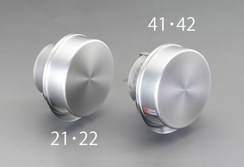 【ポイント10倍(5/1限定)】160mm フラット型ガラリ(水切・防火ダンパー・フード付)