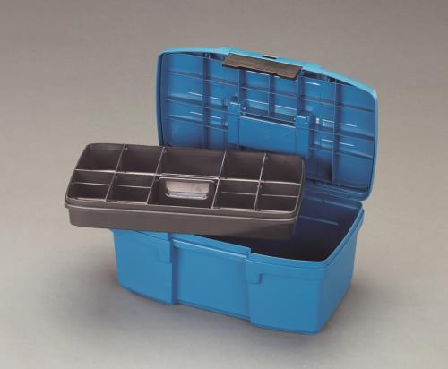 【ポイント10倍】楽天スーパーSAIL(12/4~12/11) ※要エントリー 475x280x220mm 工具箱(中皿付/青/ワンバ..