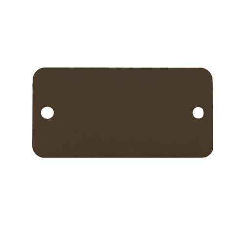 【★ポイント10倍★】10/4~10/9開催！お買い物マラソン(要エントリー) 19x44mm タグブランク(アルミ 長四角/ブラック/5枚）