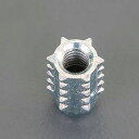 【★ポイント5倍★】7/19~7/26開催!お買い物マラソン(要エントリー) M 5x 10mm 鬼目ナット(R)(Aタイプ/三価ホワイト/4個)