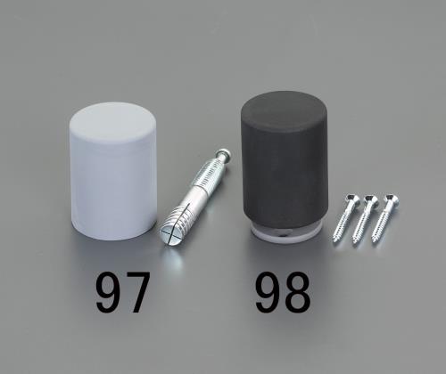 楽天HALLOC　楽天市場店【ポイント10倍】楽天スーパーSAIL（12/4~12/11） ※要エントリー φ35x45mm 戸当り（木床用/ブラック）