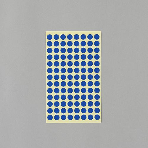 【ポイント10倍】楽天スーパーSAIL(12/4~12/11) ※要エントリー φ 9mm/1456片 カラーラベルシール(青/14枚