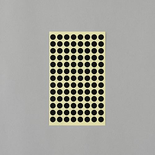 【ポイント10倍】楽天スーパーSAIL(12/4~12/11) ※要エントリー φ 9mm/1456片 カラーラベルシール(黒/14枚