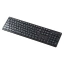 【★ポイント5倍★】6/22~6/27開催!お買い物マラソン(要エントリー) 423x122x30mm ワイヤレスキーボード(静音/テンキー付)