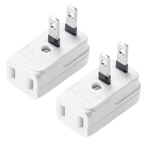 【★ポイント5倍★】2/4~2/10開催！お買い物マラソン(要エントリー)125V/15A コンセントアダプター(2P/ヨコ型)